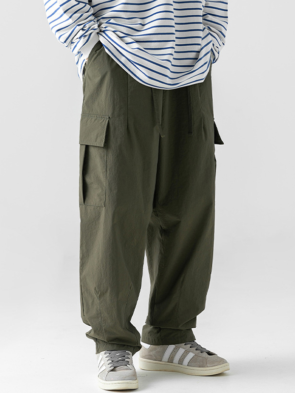 Lässige Cargohose mit lockerer Passform für Herren-1